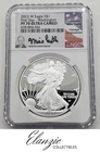 2023-W Proof American Silver Eagle First Day Washington NGC PF70 Castle Signed
