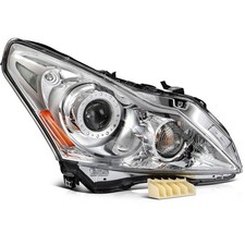 Are LED Car Light Bulbs Good for Projector Headlight Housing? Chrome Housing Amber Reflector Clear Lens HID Xenon Type Projector Headlight Ass