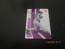 LUIS GONZALEZ DIAMONDBACKS 2004 TOPPS PRISTINE BASEBALL  CARD #22
