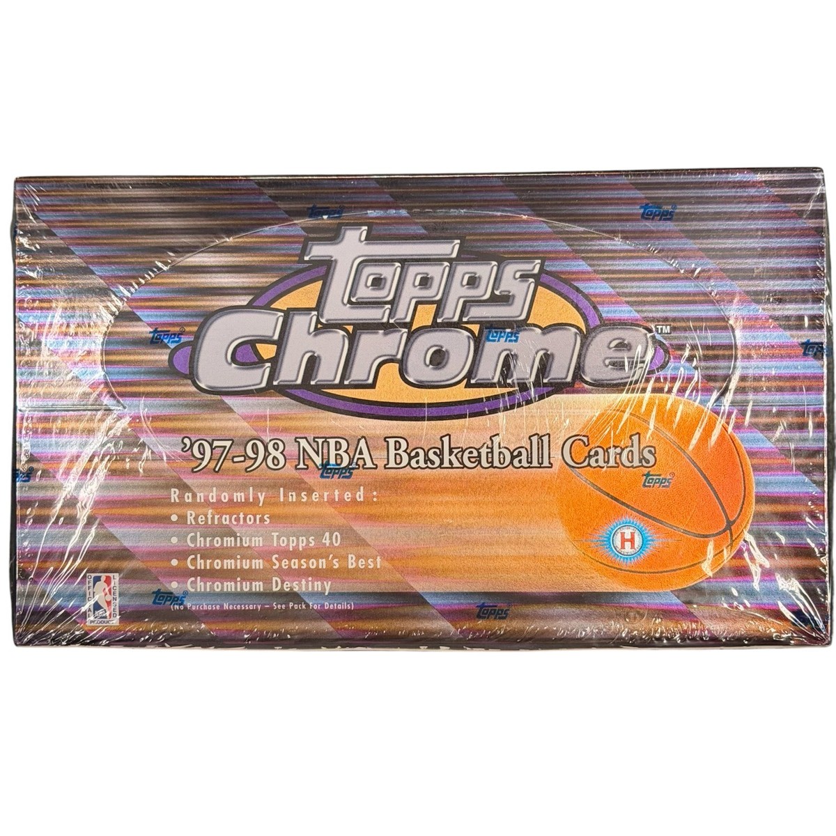 1997/98 TOPPS CHROME NBA BASKETBALL HOBBY BOX TIM DUNCAN ROOKIE
