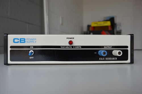 E&G Research 138A3 CB 12V Bench Power Supply 13.8V  DC 3A Made In USA-NEAR MINT 