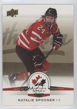 2014 Upper Deck Team Canada Juniors Gold Sepia Natalie Spooner #148 0c3