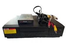 RCA VR612HF VHS HiFi Video Cassette Recorder VCR Player Tested No Remote Tape AV
