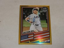 2026 Panini USA Stars And Stripes Gold Prizm #89 Greyson Bell 07/10