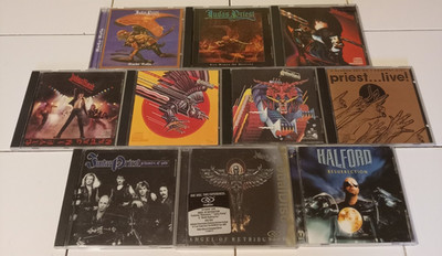 Judas Priest /Rob Halford 10 CD Lot Rocka Rolla Sad Wings Unleashed Resurrection