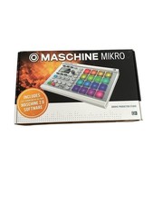 Native Instruments Maschine Mikro Sampler  Sequencer, 16 Pads, White