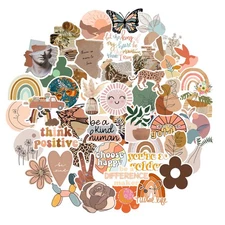 50 Skateboard Stickers Aesthetic Vinyl Laptop Luggage Decals Dope Sticker Lot