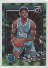 2023-24 Panini Donruss Rated Rookie Holo Green Laser James Nnaji #215 10uo