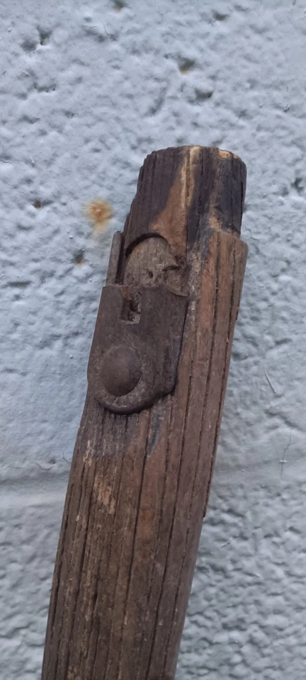 Antique Scythe Sickle Farm Tool  60" Grim Reaper, from 1800s NC farm - Image 4 of 4