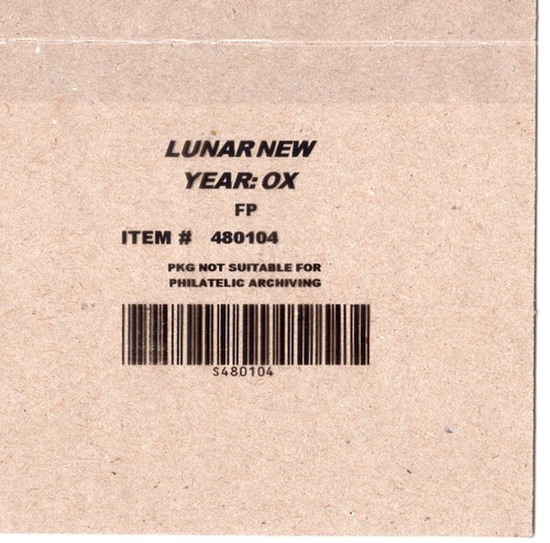 Scottt #5556 Chinese New Year (Lunar) Ox Sheet of 20 Forever Stamps - Sealed - Picture 3 of 3