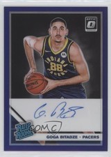 2019-20 Donruss Optic Rated Rookie Purple Prizm Signatures Goga Bitadze Auto g2u