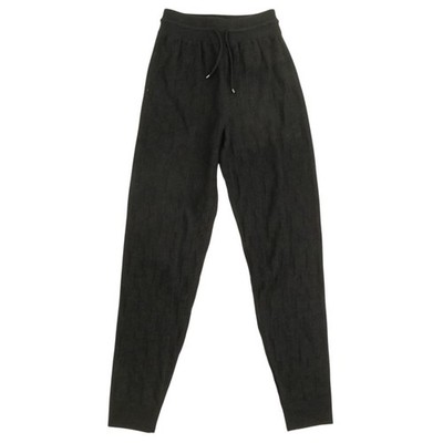 24AW HERMES Hermes H Knit Wool Easy Pants 4E2226D3 Size 36 Black Women USED