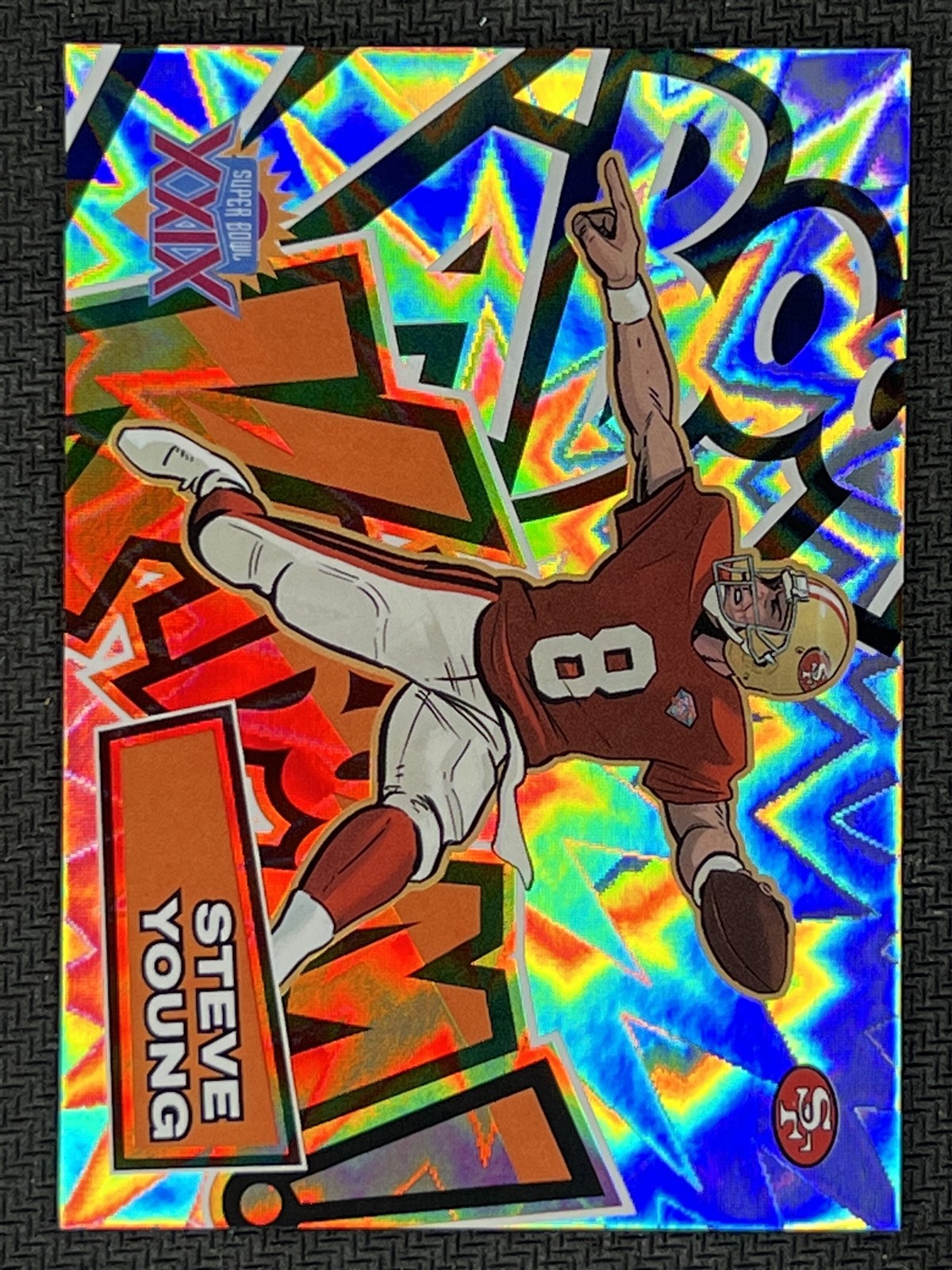 2025 Absolute Super Bowl XXIX Kaboom! SSP Case Hit #5 Steve Young 49ers