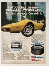 1979 B.f. Goodrich Ta Radial 60 Tire Print Ad Chevrolet Corvette 1979 B.f. Goodrich Ta Radial 60 Tire Print Ad Chevrolet Corvette