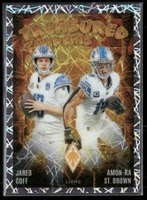 2024 #TT-DET Amon-Ra St. Brown / Jared Goff Treasured Tandems Lazer