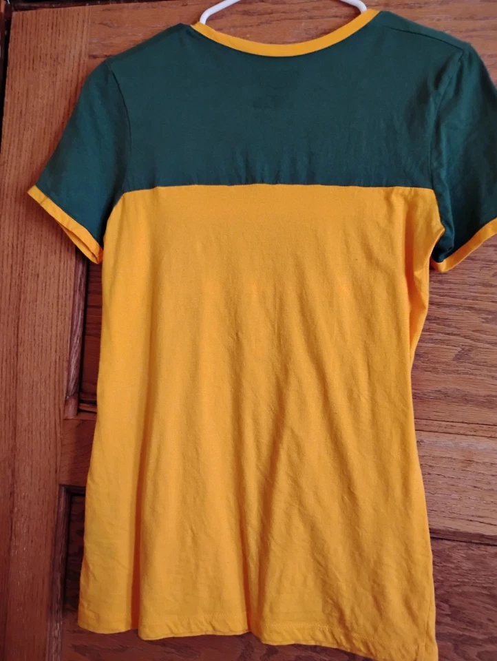 Camiseta para mujer Green Bay Packers manga corta ropa del equipo de la NFL, talla grande Foto 3 de 3