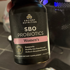 Ancient Nutrition SBO Probiotic for Women Digestive Support 60 Capsules
