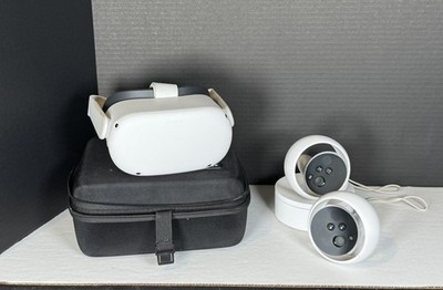 Meta Oculus Quest 2 128GB All-In-One VR W/Aftermarket Headset, Case and MORE!