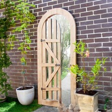 Primrose Glass Mirror Decorative Illusion Arched Tall Gate Full Size 180cm