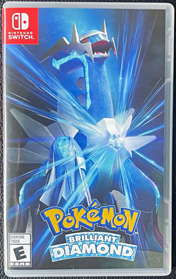 Pokemon Brilliant Diamond Nintendo Switch Complete CIB Tested Works Authentic