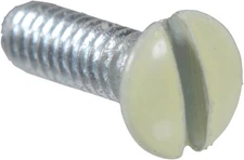 The Hillman Group 4187 Ivory Electrical Switch Plate Screw 6-32 x 0.5 inches 
