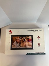 Frameo Digital Photo Frame YunQiDeer 15.6 Inch Black - Open box