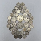 90% Silver Coin Lot / $5 Face / Halves, Quarters, Dimes #30D