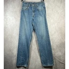 Vintage Levi's 569 Dry Goods Jeans Mens 32X34 Medium Wash Straight Fit 90s Y2K