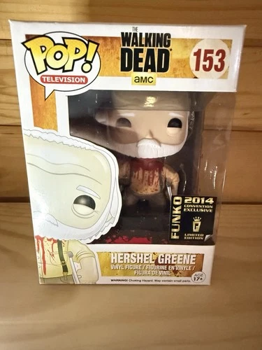 FUNKO POP CONVENTION 2014 THE WALKING DEAD AMC HEADLESS HERSHEL GREENE #153