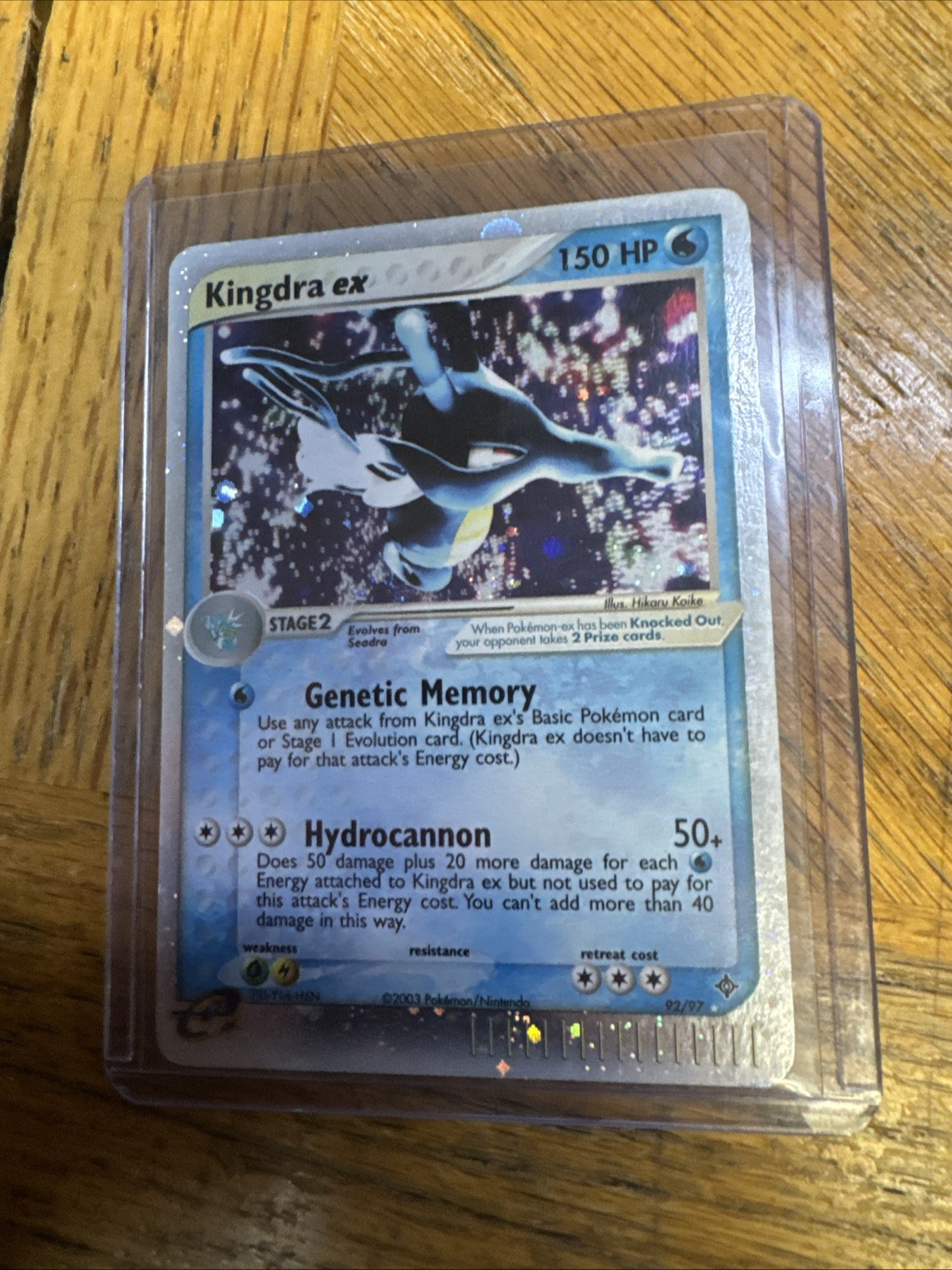 Pokémon TCG - Kingdra EX - EX Dragon 92/97 - Holo - MP