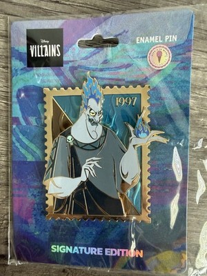 Disney Villains Hades Signature Edition 400 Pink Ala Mode Stamp Pin