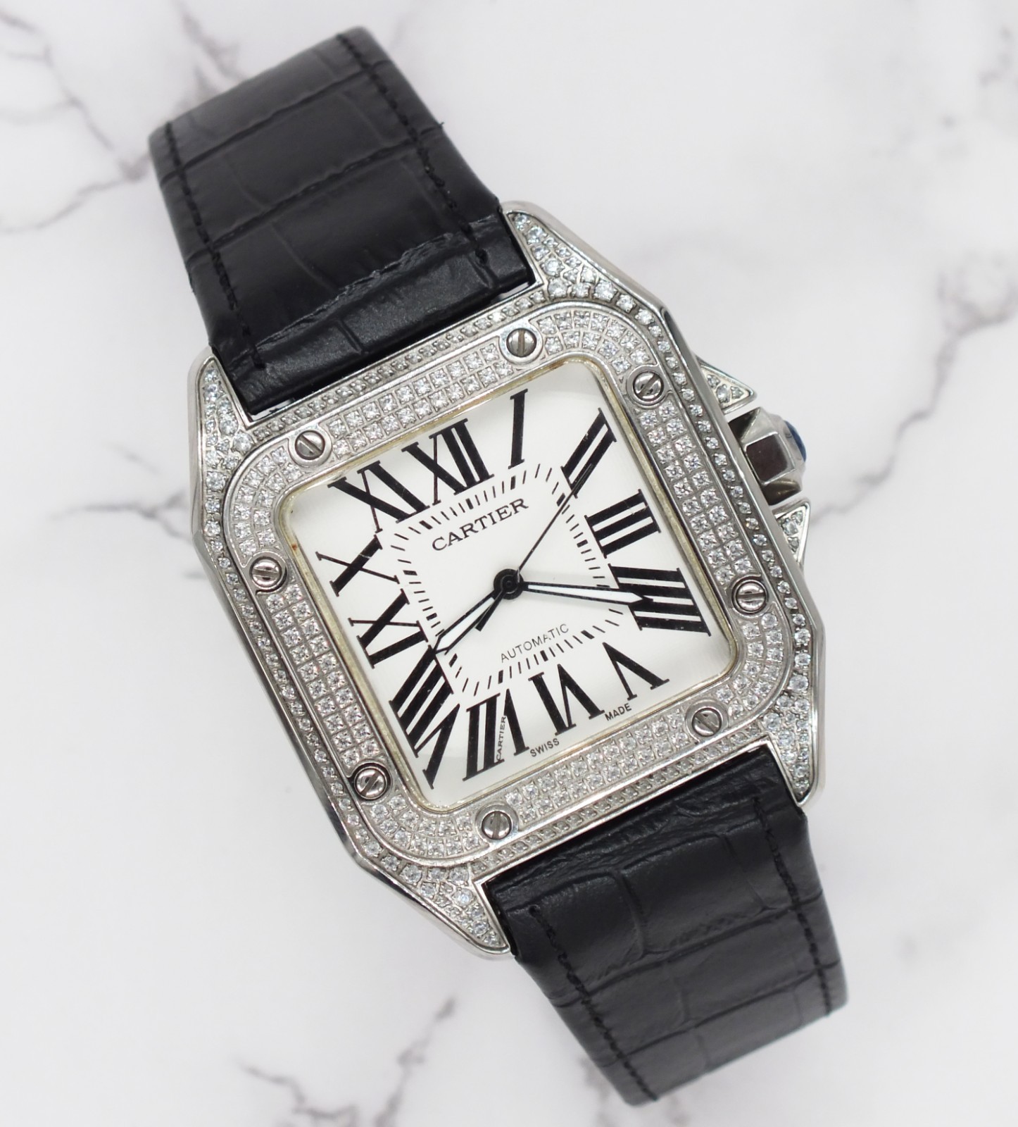 STUNNING Cartier Tank Santos XL with