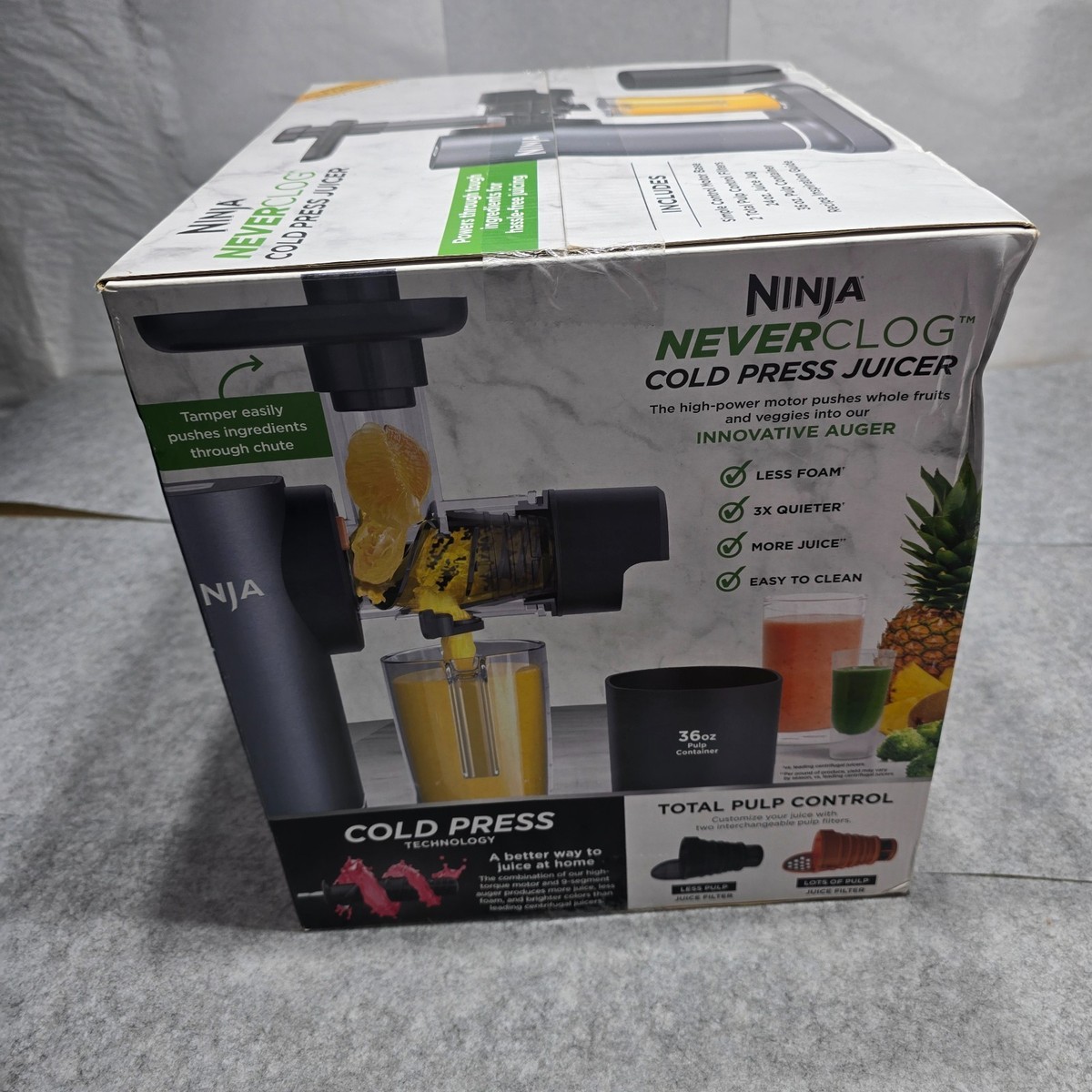 Ninja | NeverClog Cold Press Juicer | Model JC151 | New in Box | eBay