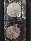 2014 American Silver Eagle Coins 1oz .999 Fine Silver LOT OF 2