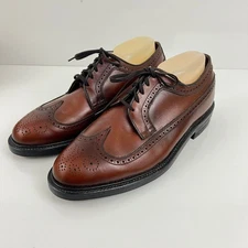 Vintage Mason Wing Tip Dress Shoes Mens Size 10 EEE Brown Leather Unworn USA