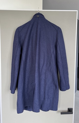 Gimos Blue Wool Parka w/ Detachable Down Hood & Vest sz 46 - Picture 13 of 21