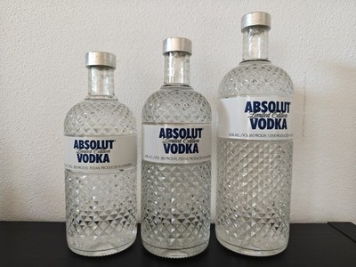 Absolut Vodka Glimmer V1 Set 1000ml, 750ml & 700ml