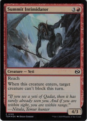 Summit Intimidator C Tarkir: Dragonstorm 125 NM Foil MTG