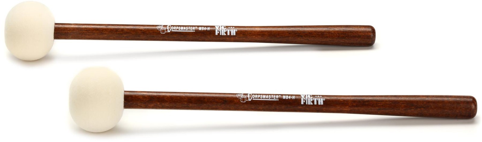 Молотки для бас-барабана Vic Firth Corpsmaster - Очень большая головка - Твердая