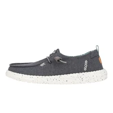Hey Dude Wendy Chambray Women's Casual Shoes, Black, W8