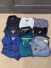 Lot of 9 The Foundry Supply Co Polo Button Shirts Men’s 3XL, 3XLT Used and NWT