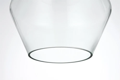 Living District Gene 7" Pendant Clear Shade In Satin Gold - Picture 4 of 10