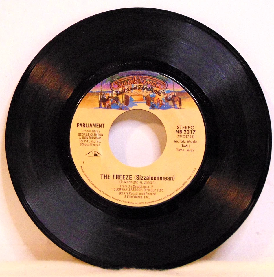 Parliament – Agony Of DeFeet - 1980 Casablanca P Funk/Soul 7" Single 45 VG+/VG+ Foto 3 de 4