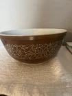 VTG Pyrex Woodland 403 Brown Floral Flower 2.5 L Mixing Bowl
