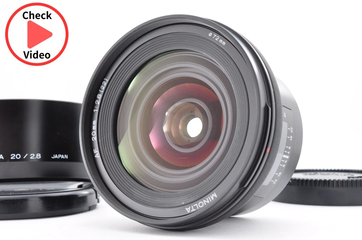 Minolta 20mm Focal Camera Lenses for sale | eBay