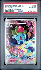 PSA 10 IVYSAUR 134/132 ILLUSTRATION RARE MEGA EVOLUTION POKEMON on eBay