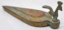 Antique Brass Kum Kum Powder Tika Box Original Old Hand Crafted Engraved