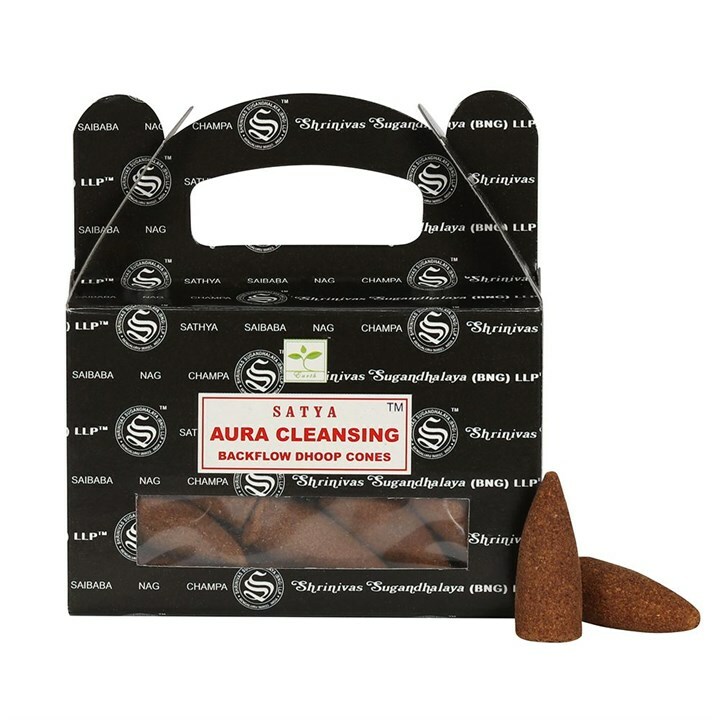 Satya Aura Cleansing Backflow Dhoop Cones 