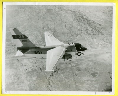 1970s US Navy Lockheed S-3A Viking Anti-Submarine Aircraft 157992 Press Photo