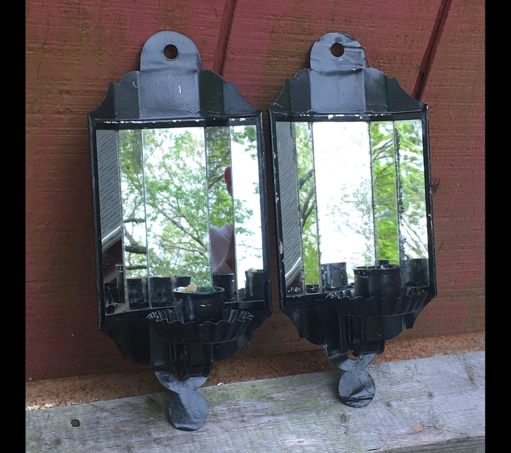 Tin sconces deals